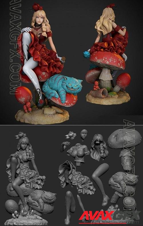 3D Print Models Alice in Wonderland V2