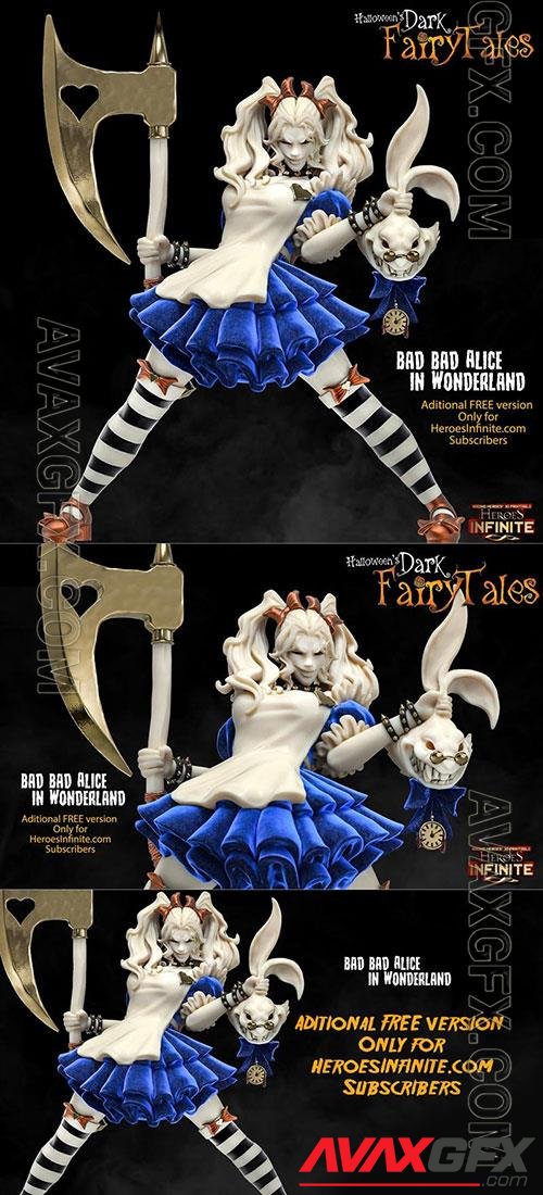 3D Print Models Alice in Wonderland