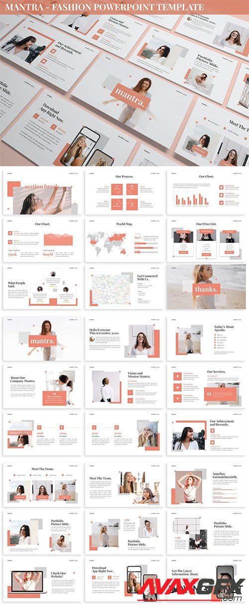 Mantra - Fashion Powerpoint Template