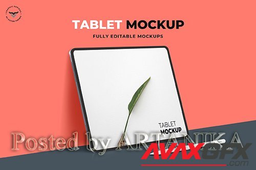 Tablet PSD Mockups - XCDHPLE