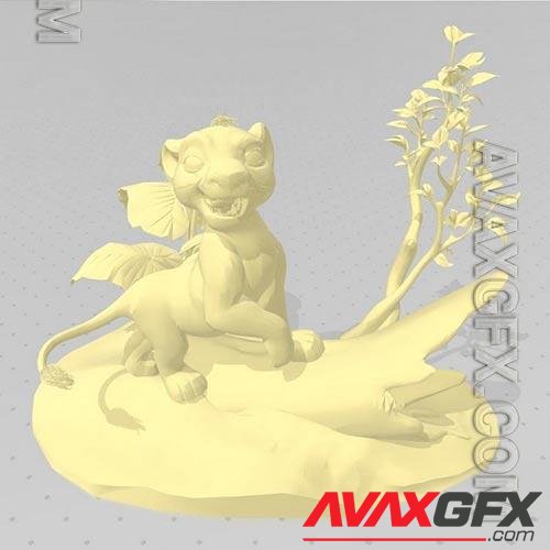 3D Print Models Simba