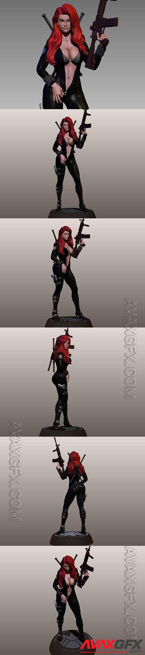 3D Print Models Black Widow