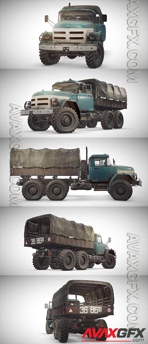 3D Models PUBG Truck