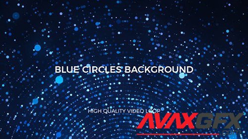 Videohive - Blue Circles Background 23673142