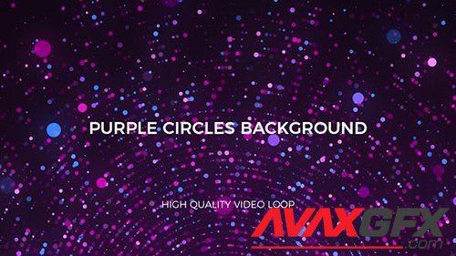 Videohive - Purple Circles Background 23678768