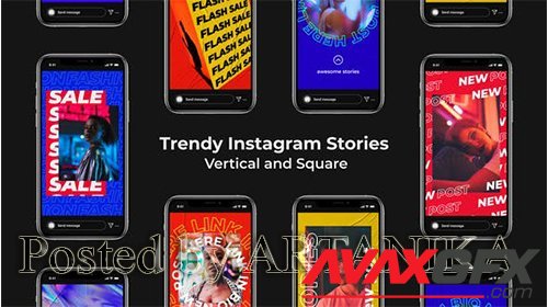 Trendy Instagram Stories | Vertical and Square 24900393