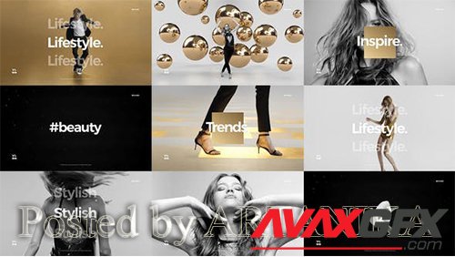 Videohive - Short Fashion Stomp / Fast Clean Opener / Dynamic Typography / Youtube Channel 24868336