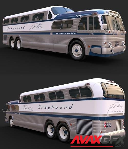 SCENICRUISER 1954 for DAZ Studio