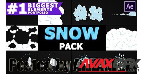 VideoHive - 2D Cartoon Snow | After Effects 25346892