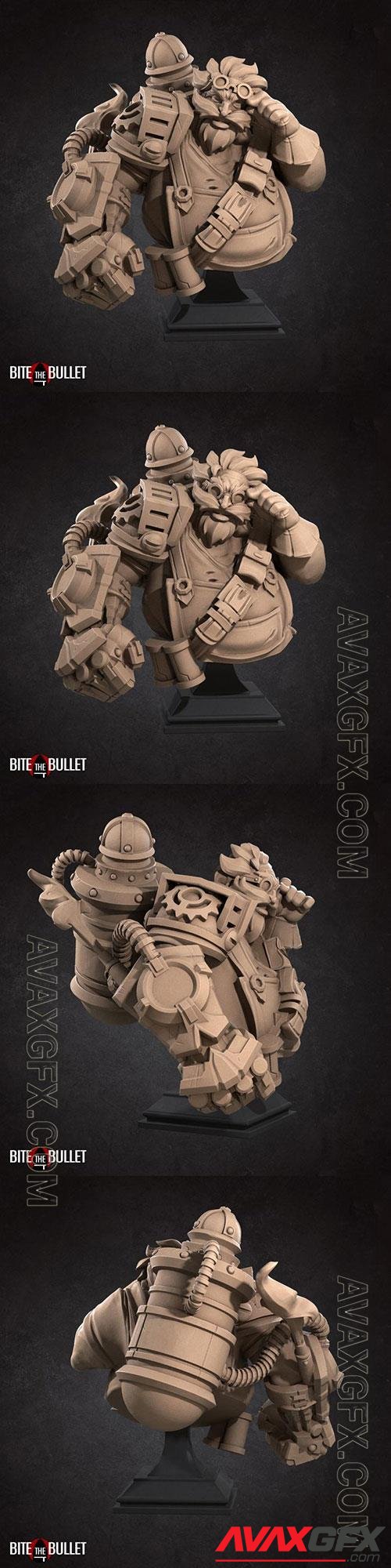 3D Print Models Dr. TNT, the Chunky Artificer Bust