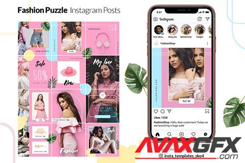 Fashion Puzzle - Instagram Posts