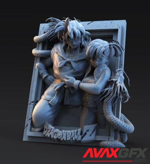 LOVE - Dragon Ball Z – 3D Print