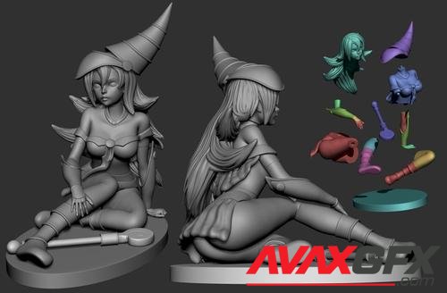 Dark Magician Girl T2 – 3D Print