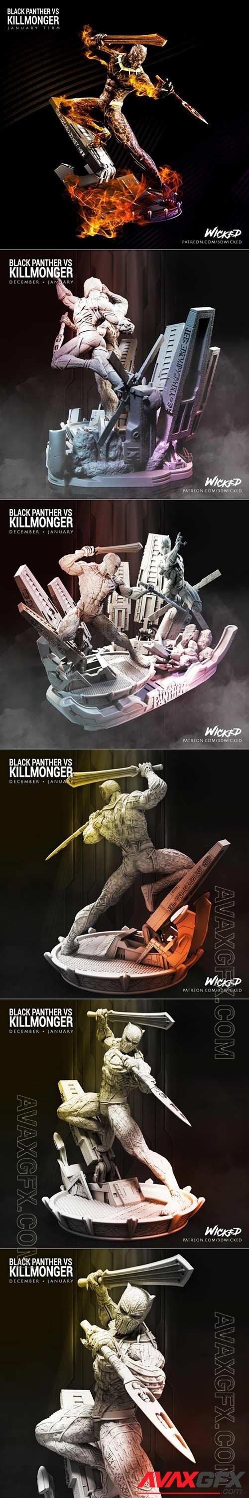 3D Print Models Killmonger