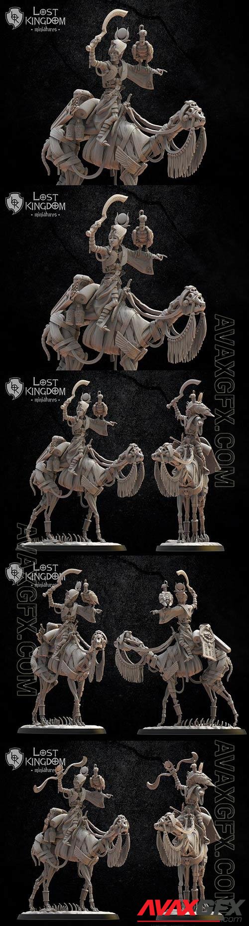 3D Print Models Lost Kingdom Miniatures - Camel Hero