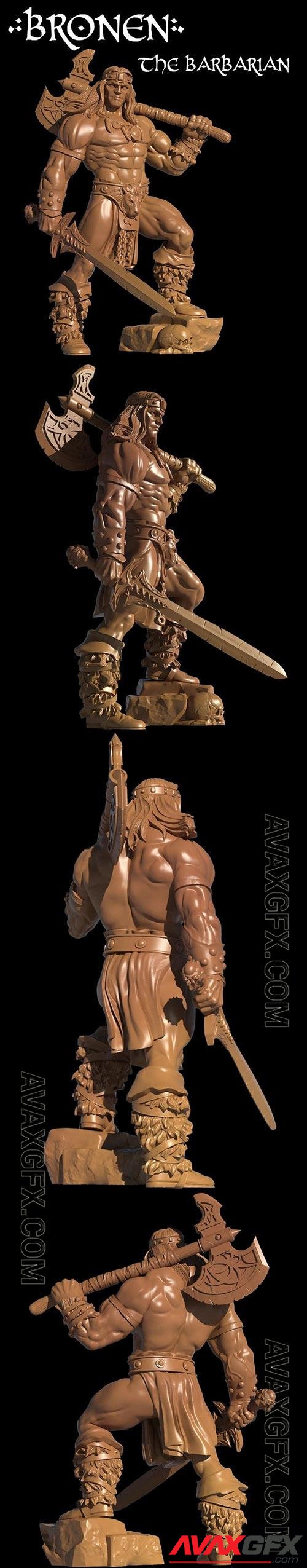 3D Print Models Bronen The Barbarian