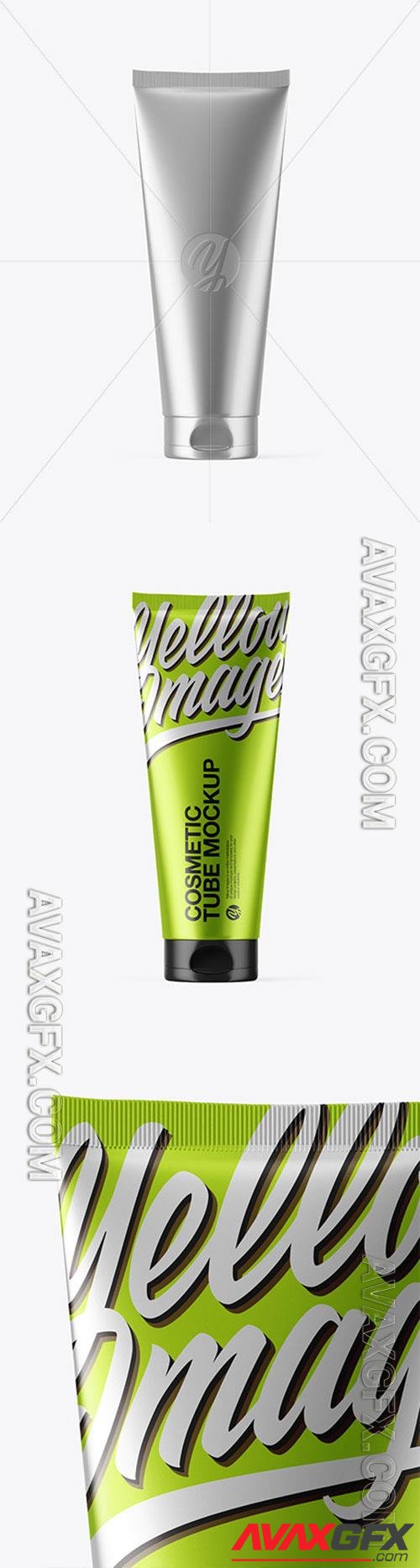 Metallic Cosmetic Tube Mockup 45789 TIF