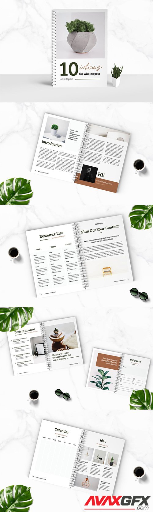 eCourse Workbook Indesign Template