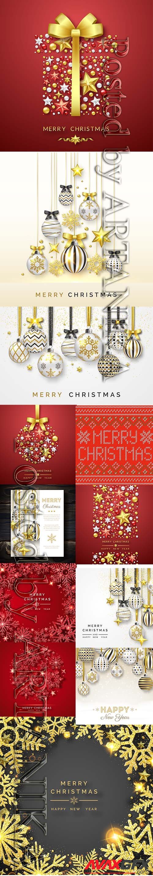 Merry Christmas and New Year 2020 Illustrations Pack Vol 7