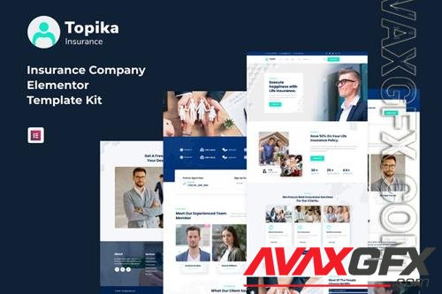 Topika - Insurance Agency Elementor Template Kit 37315654