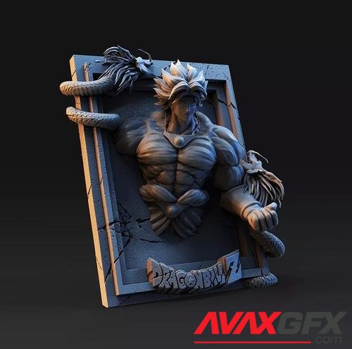 Broly - Dragon Ball Z – 3D Print