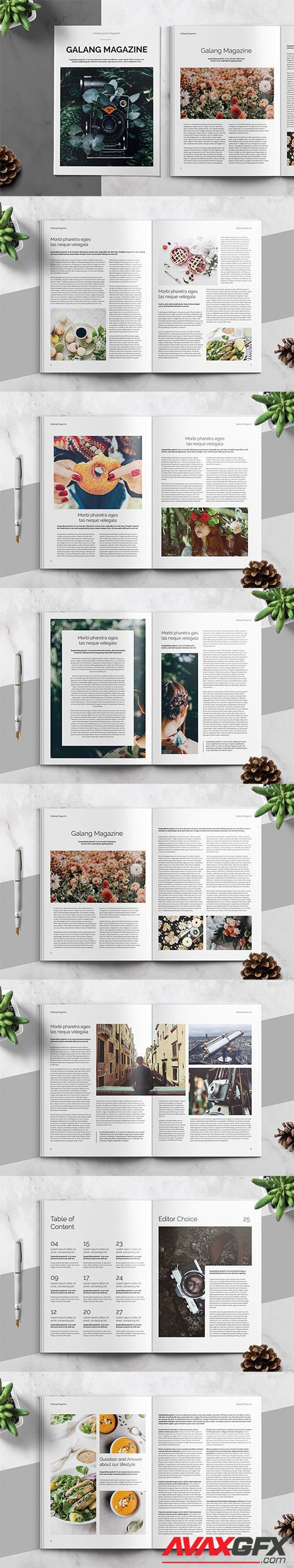 GALANG - Magazine Template