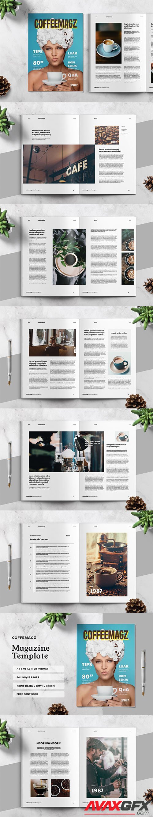 COFFEE - Magazine Template