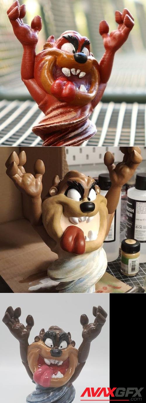 Taz the Tasmanian Devil – 3D Print