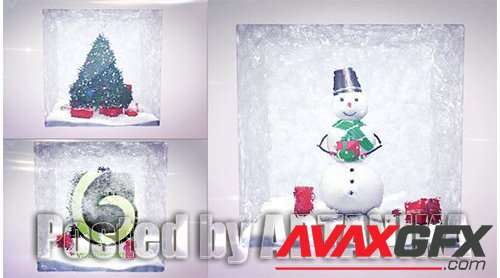 VideoHive - Christmas Logo Intro 2in1  9471365