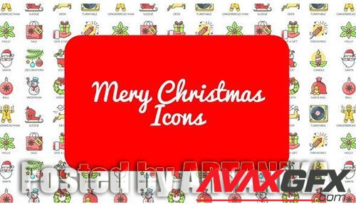 VideoHive - Merry Christmas - 30 Animated Icons 22866488