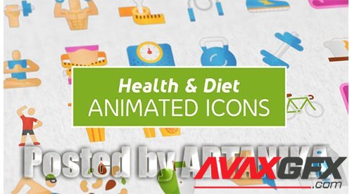 VH - Health & Diet Modern Flat Animated Icons 25388729