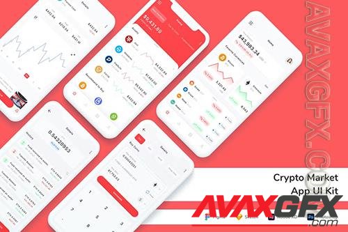 Crypto Market App UI Kit