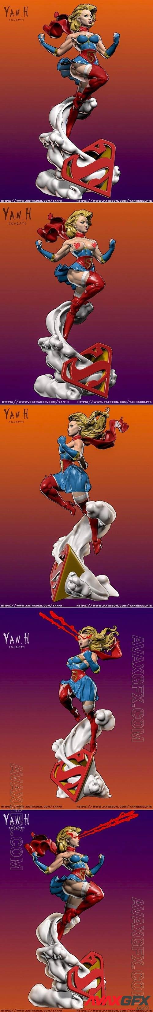 3D Print Models Supergirl