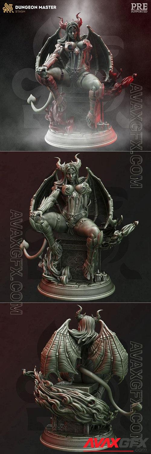 3D Print Models Vehryn - Petrified Succubus