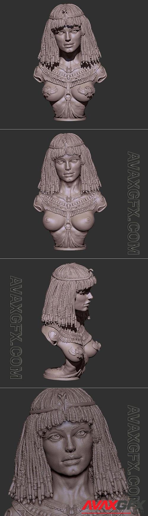 3D Print Models Cleopatra bust