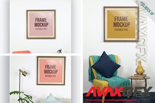 Square Frames Mockup