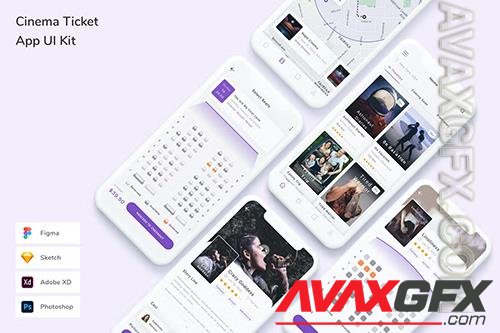 Cinema Ticket App UI Kit