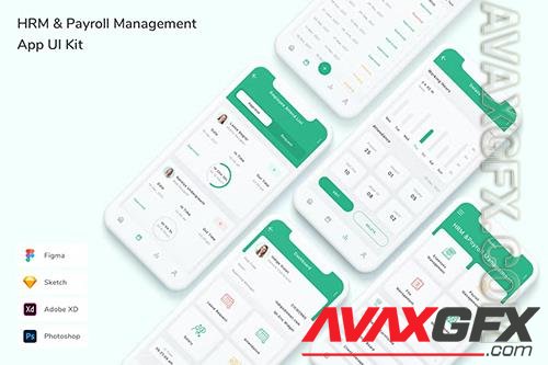 HRM & Payroll Management App UI Kit