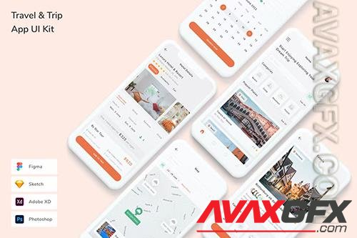Travel & Trip App UI Kit