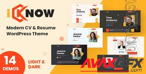 TF - iKnow - Personal Portfolio WordPress Theme 36718778