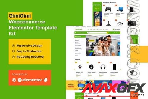 TF - GimiGimi - Woocommmerce Elementor Template Kit