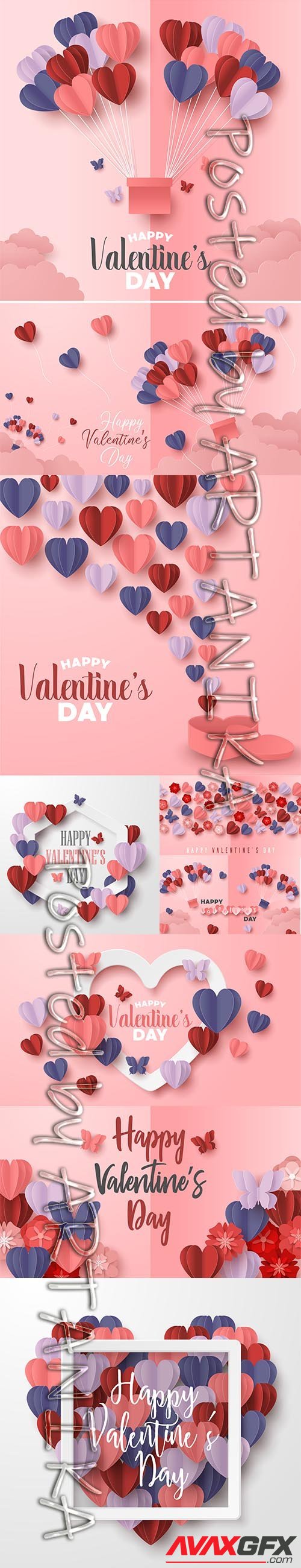 Happy Valentines Day Illustration Vector Set Vol 8