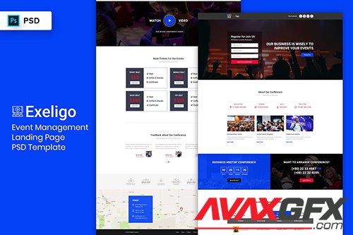 Landing Page Template - Event Management