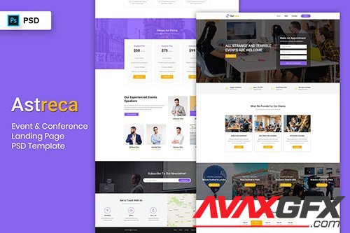Event & Conference - Landing Page PSD Template-02