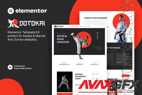 TF - Dotokai - Karate & Martial Arts School Elementor Template Kit 37346008