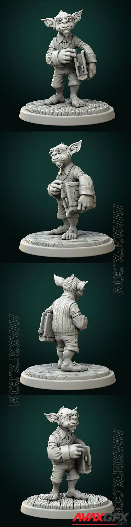 3D Print Models Goblin Librarian