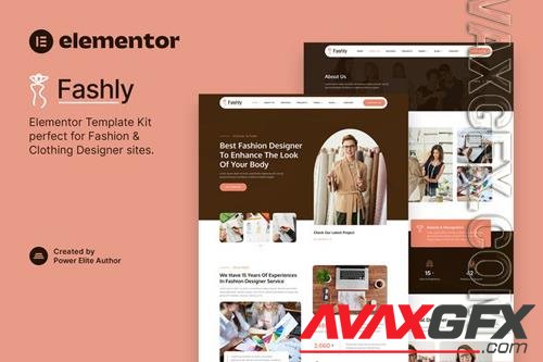 TF - Fashly - Fashion & Clothing Designer Elementor Template Kit 37241890