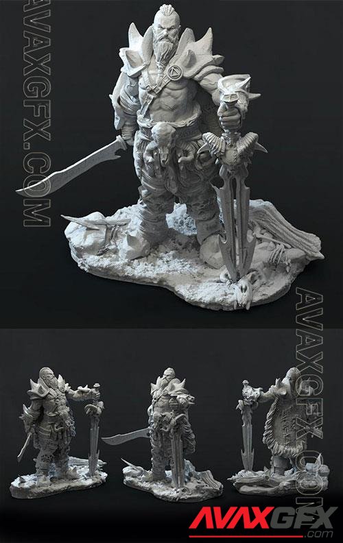 3D Print Models Barbarian