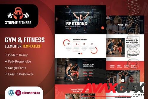 TF Xtreme Fitness Elementor Template Kit 37071475