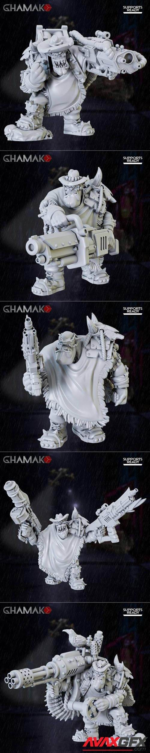 Ghamak - Sci-Fi Ork Sharpshotah 1-5 May 2022 – 3D Print